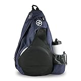 Infinite Discs Slinger デラックスディスクゴルフバックパック クイックディスクストレージ用 12枚のディスク バッグ入り (ブルー)