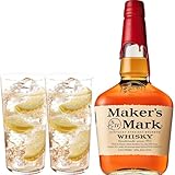 【セット買い】メーカーズマーク 1.75L [サントリー ウイスキー アメリカ合衆国] × 薄づくりタンブラーセット [東洋佐々木ガラス 日本製 食洗機対応 G101-T293]