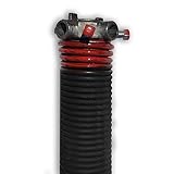 dura-lift .225 X 1.75 " X 29 "ガレージドアねじりコイルばね(レッド) 2" Inner Diameter DLTR229L