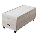 クロシオ 総桐衣裳ケース2段 キャスター付 幅91cm高さ36.5cm 桐箱 桐衣装箱 094100