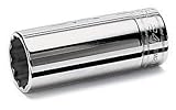 スナップオン(Snap-on)1/2" Drive 12-Point Metric 13 mm Flank Drive Deep Socket [並行輸入品]