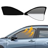 【ハンドルカバー付き】2in1一体式 トヨタ カローラ クロス 10系 着脱簡単 サンシェード メッシュカーテン マグネット式 換気 R3.9-現行 ZSG10/ZVG11/ZVG13/ZVG15ZVG16/MXGA10 SUV 遮光 サイド用 運転席 助手席 日除け 2枚