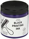Sax True Flow Water Soluble Block Printing Ink - 8 Ounce Jar - Violet [並行輸入品]