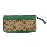 (コーチ) COACHラウンドファスナー長財布 レディース財布 -グリーン[アウトレット品] [並行輸入品]