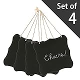 【MyGift】ビンテージ風 メッセージ/サインボードサイズ 木製壁掛けミニチョークボード