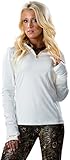 NFL新しいEngland Patriotsレディース" Draft Choice " 1 / 4 Zip Top、クリーム、大