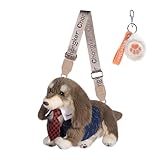 [Chongker] ぬいぐるみリュック 犬 キッズリュック デイパック ダックス お出かけ ランドセル