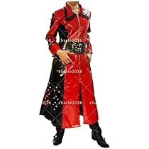 Amazon.co.jp: X JAPAN ☆コスプレ衣装 hide 赤黒 細身 エナメル