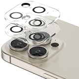 【2枚】【白飛び防止レンズ】 Sinjimoru カメラフィルム iPhone 15シリーズ. 黒縁取りで露出オーバー防止 7重特殊コーティング アンチゴースト iPhoneカメラレンズ保護フィルム 全面保護 9H硬度 飛散防止 2枚セット、Sinji カメラレンズ強化ガラス for iPhone 15 Pro/Pro Max 2pcs