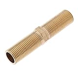 Blesiya 100mm＆70mm　全2種類　黄銅製　六角パイプニップル　パイプ継手ニップル　圧力洗浄機/灌漑/流体移送のため - 100 mm