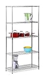 Urban 5Tier Chrome Strge Shelf