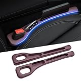 HYILUFEI トヨタ ホンダ 新型 車 隙間埋めクッション 隙間クッション 2本セット 車 隙間クッション 車用隙間クッション 隙間埋め クッション 小物落下防止 自然にフィット 取り付けが簡単 運転席 助手席 日産、トヨタ、ホンダ対応 (茶色)