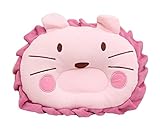 幼児ベビーアンチロールピロー幼児を防ぐフラットヘッド枕ライオンピンク