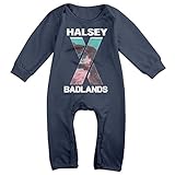 noxidn smwi Baby Infant Romper Halsey Badlands 2長袖ボディスーツ服装服、海軍 カラー: ブルー