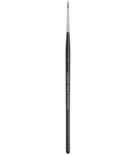 6x Jasart Angle Sz 6 Acrylic/Watercolour Paint Brush Synthetic Hair Gold Taklon