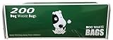 PoopBags PBBLKRL01 Commercial Bulk Rolls Poop Bags Large Black [並行輸入品]