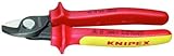 Knipex 9518165SBA 6-1/2-Inch Cable Shears - 1,000 Volt by KNIPEX Tools