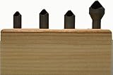 Champion CSK-SET-4 Zero Flute 82-Degree Countersink Set, 4-Piece [並行輸入品]