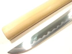 模造刀 美術刀 白さや 短刀 白龍【はくりゅう】