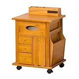 クロシオ すっ桐ナイトワゴン 幅43cm 「整理収納アドバイザー」監修商品 サイドワゴン