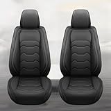 対応 トヨタ プラド150後期 2018年-2022年 シートカバー レザー 保護 カーシートカバー 防水 シート プロテクター 取付簡単 前席用 運転 助手 2席 ブラック