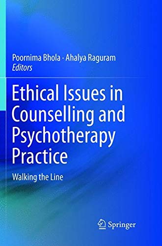 Ethical Issues in Counselling and Psychotherapy Practice: Walking the Lineの表紙