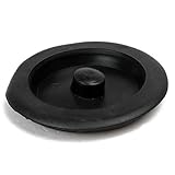 uxcell　シンクゴムカバー　90×13mm　178g　ブラック　62mm　ラバー　排水溝