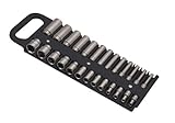 Lisle 40130 1/4 Drive Black Magnetic Socket Holder for 26 Sockets [並行輸入品]