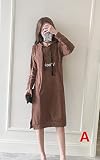 『Vision』マタニティウェア 服 　春秋冬 　 マタニティ 長袖　 ワンピース 妊婦服 授乳口付き　 P094 (L, A)