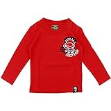 GASBAG(ガスバグ) CRAZY BEAR 天竺長袖Tシャツ 130cm /レッド NO.G-34-652