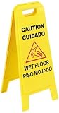 Carlisle ( 3690000 ) 25 "英語/スペイン語Wet Floor Sign [ Set of 6 ]