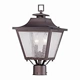Acclaim 8717ABZ Lafayette Collection 2-Light Post Mount Outdoor Light Fixture, Architectural Bronze 