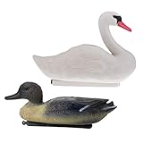 P Prettyia 4個セット　ガチョウ　3Dカモ　ダック　水に浮かせ　置物　庭　ガーデン　装飾　工芸　 - 2個
