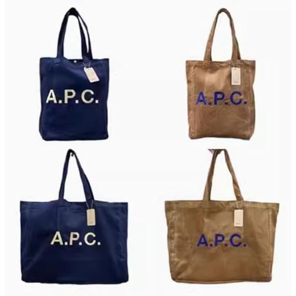 Amazon | [アーペーセー] トートバッグ デニムバッグ ロゴトート