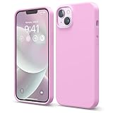 elago iPhone 14 Plus ケース 対応 iPhone 14 Plus ケース 液体 シリコン ケース 全面保護 カバー 耐衝撃 傷防止 柔らかいマイクロファイバーの裏地 6.7インチ(ホットピンク)
