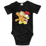 Kids Garfield and Odieベビーボディスーツロンパースユニセックス男の子女の子綿100 % カラー: ブラック