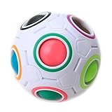 クリエイティブ球状マジックキューブ速度レインボーボールFootballパズルベビー子供教育学習おもちゃ