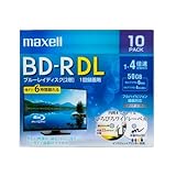 マクセル(maxell) maxell 録画用 BD-R DL 標準260分 4倍速 ワイドプリンタブルホワイト 10枚パック BRV50WPE.10S