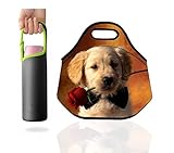 Modokee Insulated Neoprene Lunch Bag + Water Bottle Sleeve Gourmet Tote Cooler warm Pouch Lightweigh