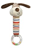 Stephan Baby Ultra Soft Plush Chewbie Squeaker Rattle, Dan the Dog [並行輸入品]