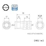 トップ(TOP) インパクト用ソケット PT-417