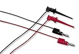Fluke TL950 2 Piece Mini-Pincer Test Lead Set, 30V rms/60V DC Voltage, 5A Current, 90cm Long [並行輸入品]