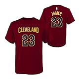 Lebron James Cleveland Cavaliers # 23 NBA Youth Boys Name & Number Tシャツ