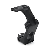 UNタイプ FAST FTC OMNI 2.91" Magnifier Mount G33/G43/G45 対応マグニファイアマウント QD レバーマウント フリップ可動式マウント20mmレールに対応 クイックデタッチ マウント レプリカ セットアルミ合金製 (ブラック)