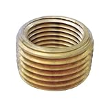 Jmfパイプ面Bushing 3 / 8 " MPT x 1 / 4 " FPTイエロー真鍮鉛フリー