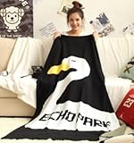【ママセレクト】（現役ママのもらって嬉しい出産祝い）あひる柄　110×90　海外風　タオルケット　ブランケット　膝掛け　ひざかけ　日よけ (あひる柄)