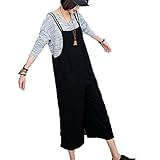 [RSWHYY] レディース サロペット オールインワン オーバーオール サスペンダー カジュアル 春秋 ロングパンツ サルエル ワイドパンツ 着痩せ 無地 つなぎ服 ゆったり 七分丈 XS