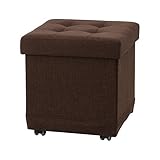 不二貿易 フォールディングスツール ベルク 幅38cm ブラウン 85752