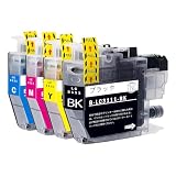 LC3111C+M+Y+BK 各1本 互換インク 互換品 Brother用 互換インクカートリッジ 純正品併用 LC3111-4PK 個包装 大容量 残量表示 MFC-J738DN/DWN J998DN/DWN DCP-J572N/J577N/J582N/J973N/J978N/J982N MFC-J893N/J898N/J903N DCP-J987N【INC】