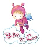 [berryrabbit amazon店]出産祝い　ギフトにも！　新米ママさん応援！　baby in car 吸盤 ステッカー マグネット　赤ちゃん　車　babyincar kidsincar kid